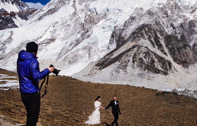 Düğün Fotoğrafı Çıtasını Evereste Çıkarttı