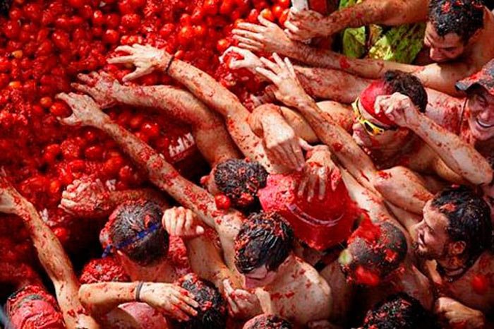La Tomatina (Domates) Festivali, İspanya